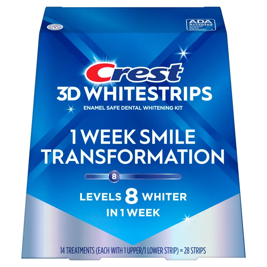 Crest 3D Whitestrips 1 Week Smile Transformation 1 Crest 3D Whitestrips 1 Week Smile Transformation