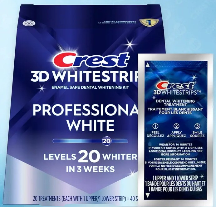 Crest 3D White Whitestrips Professional 2 Crest 3D White Whitestrips Professional – Image 2